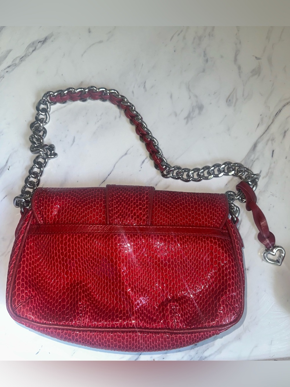 Brighton Cherry Red Nannette Shoulder Bag - Picture 5 of 7